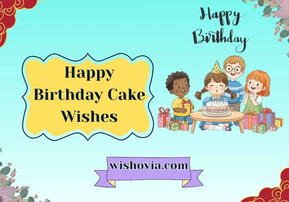 Cute Happy Birthday Cake Wishes for Kids