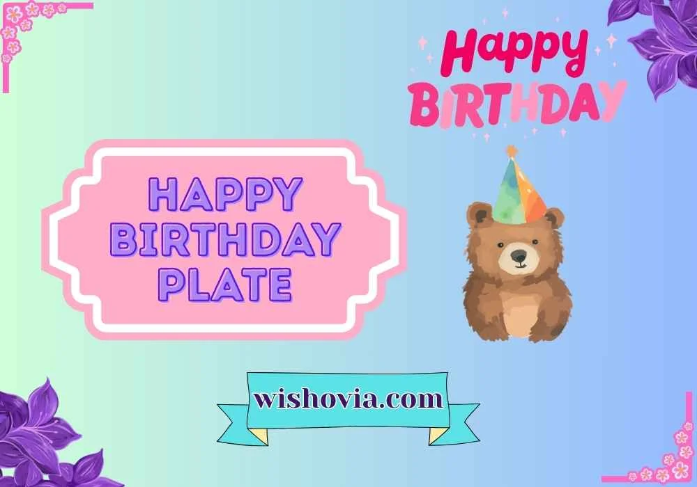 Happy Birthday Plate