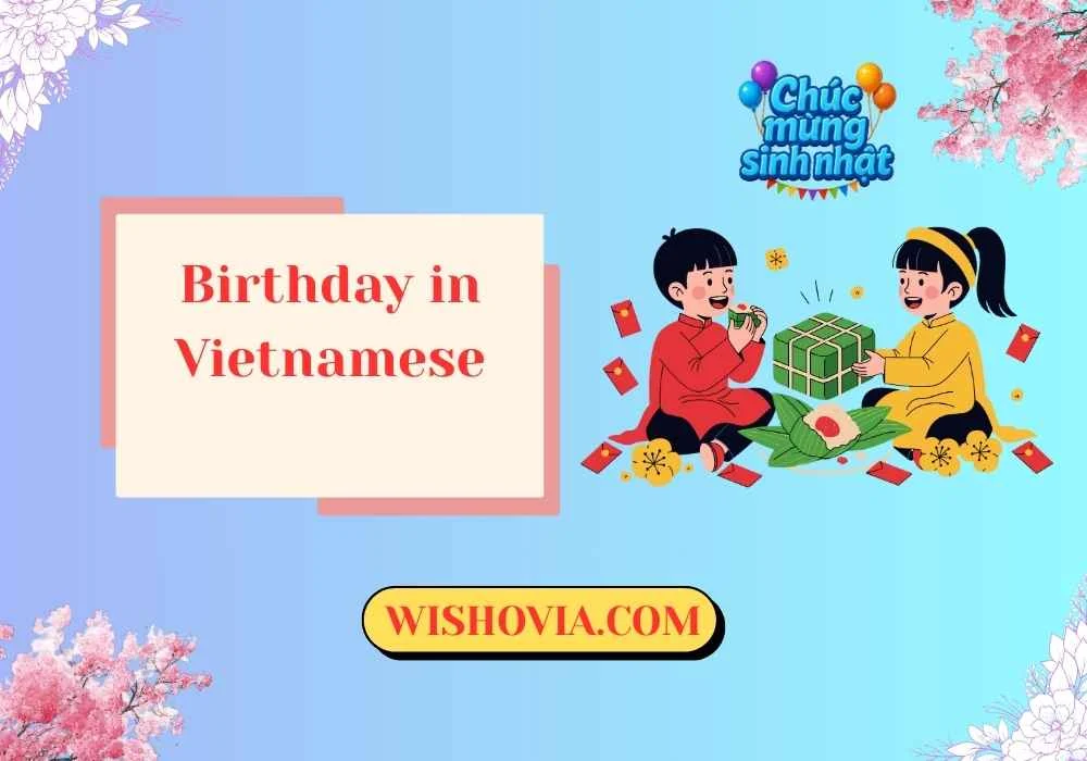 Birthday in Vietnamese Language