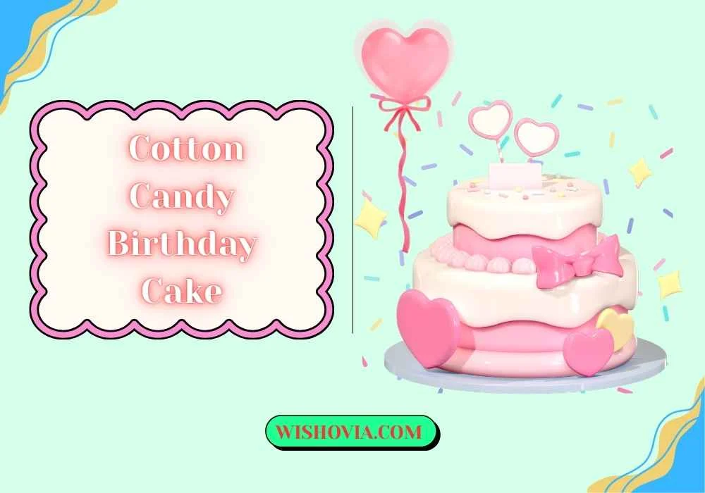 Cotton Candy Birthday Cake