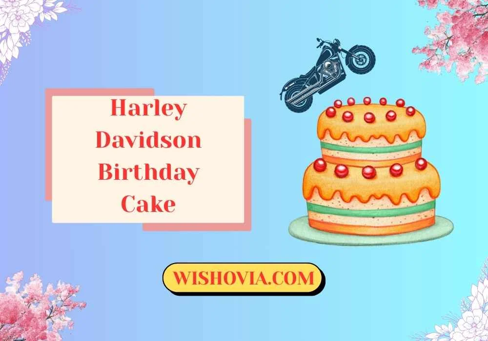 Custom Harley Davidson Birthday Cake Designs