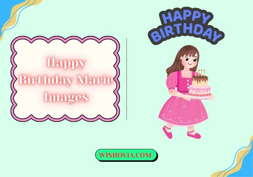 Cute and Aesthetic Happy Birthday Marie