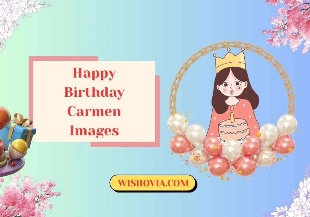 Elegant Happy Birthday Carmen Images