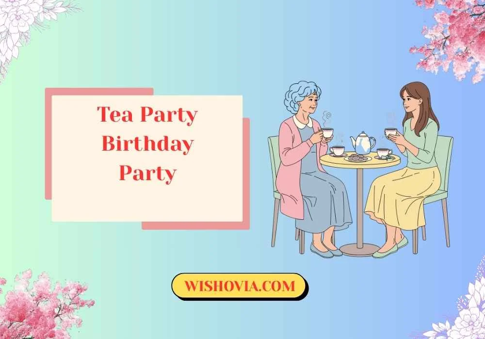 Elegant Tea Party Birthday Party for Adults
