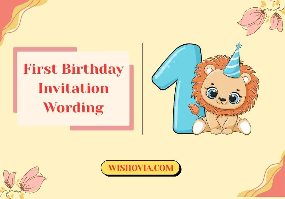Formal First Birthday Invitation
