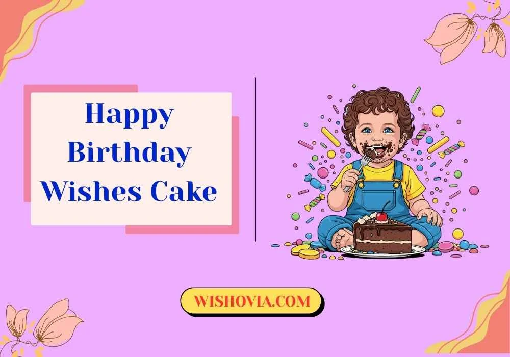 Happy Birthday Wishes Cake for Kids