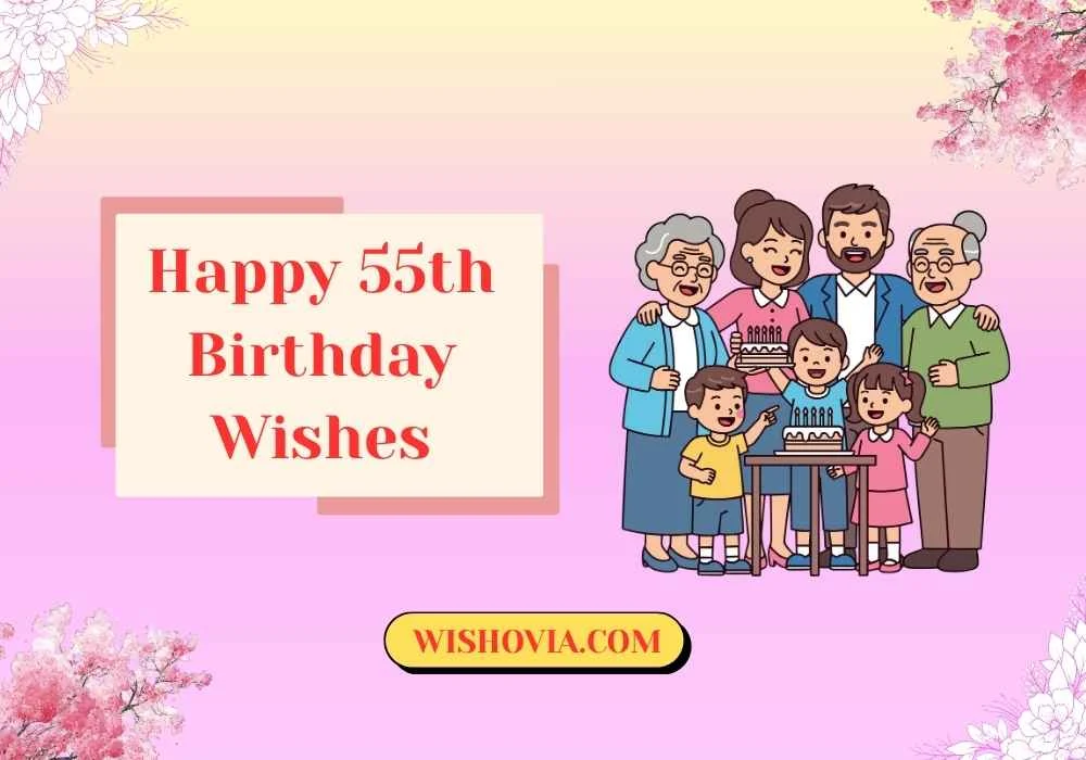Heartfelt Happy 55th Birthday Wishes 