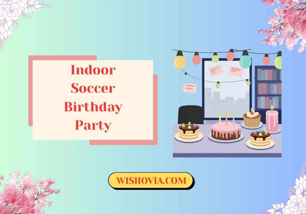 Indoor Soccer Birthday Party Food and Cake