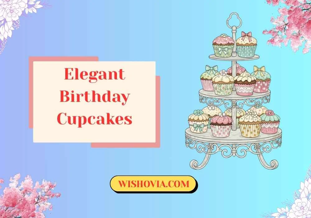 Luxury Elegant Birthday Cupcake Ideas