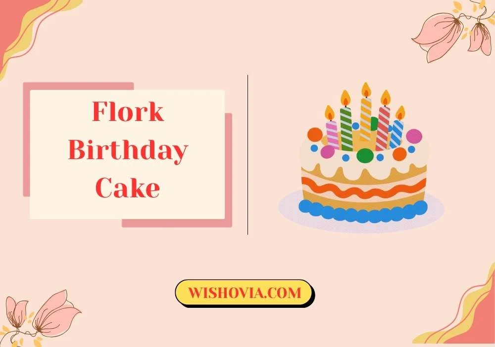 Minimalist Flork Birthday Cake