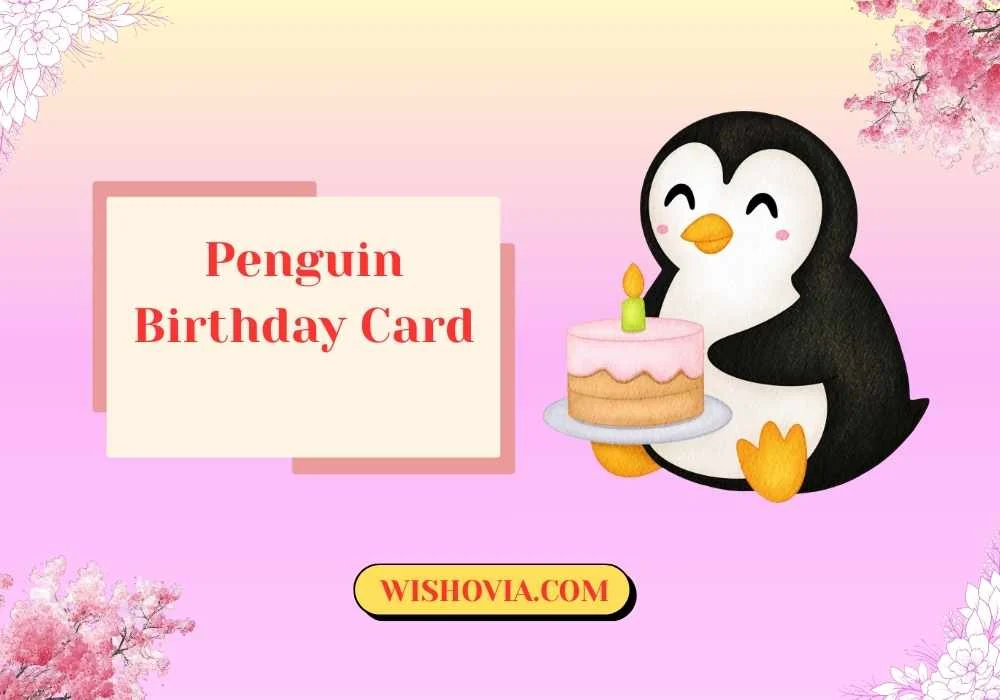 Penguin Birthday Card