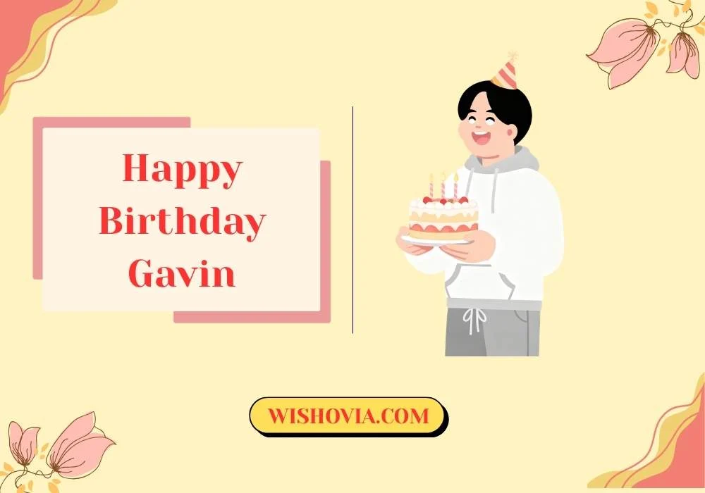 Simple Happy Birthday Gavin 