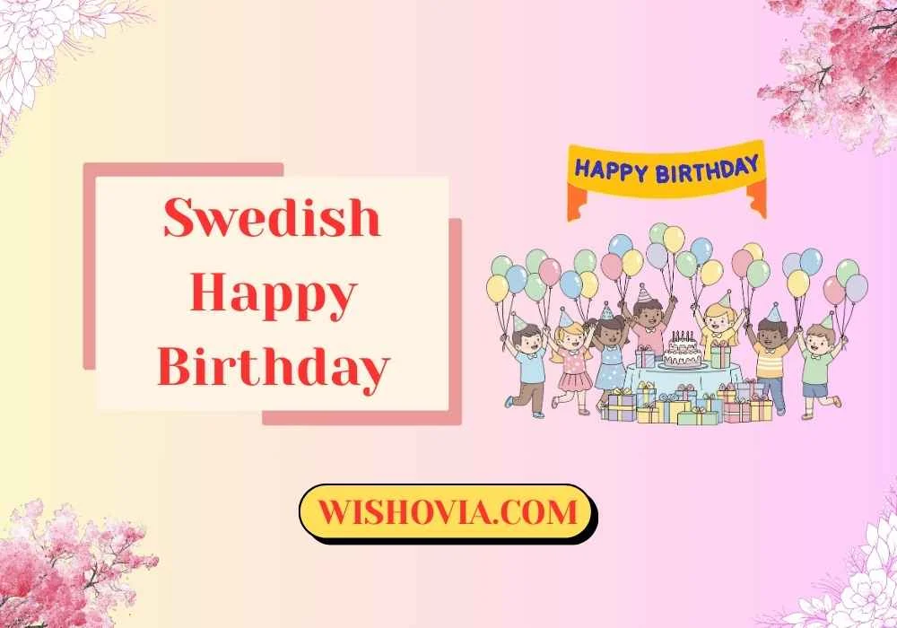 Swedish Happy Birthday Wishes for Kids