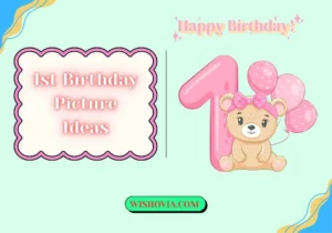 1st Birthday Picture Ideas