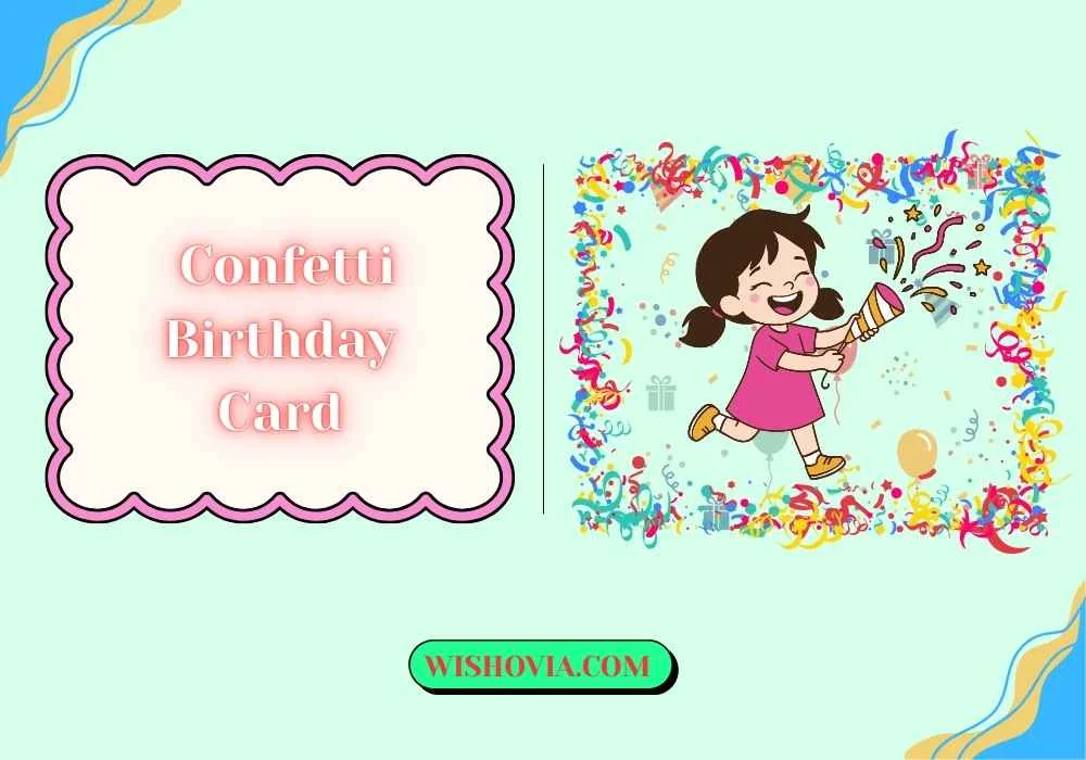  Confetti Birthday Card Ideas for Kids 