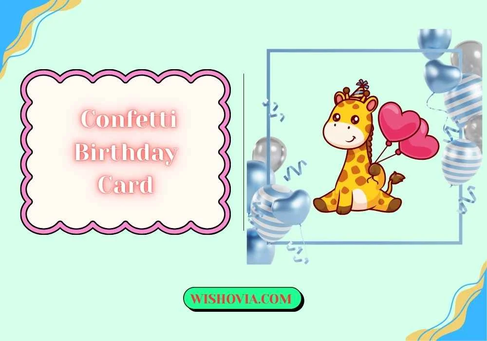 Confetti Birthday Card