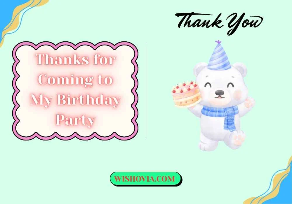 Cute Birthday Thank You Notes