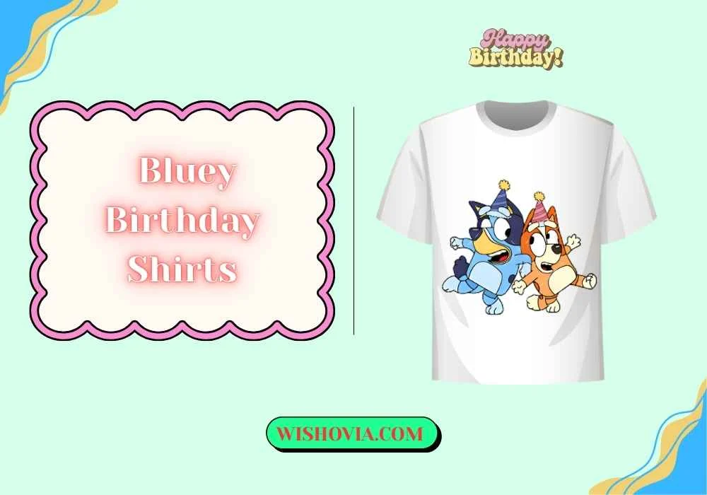 Cute Bluey Birthday Shirts