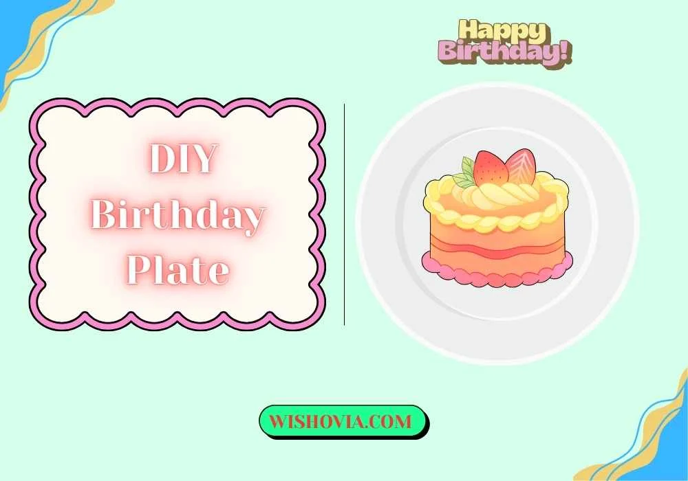 DIY Birthday Plate