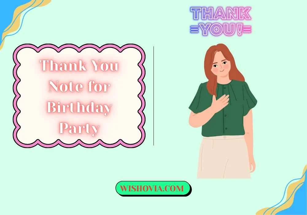 Formal Thank You Note for Birthday