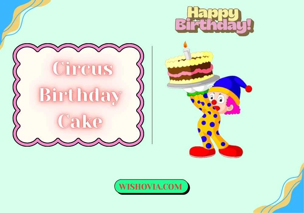 Funny Circus Birthday Cake