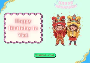 Happy Birthday in Viet