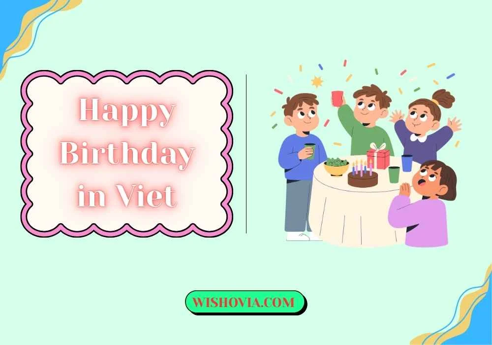 Happy Birthday in Vietnamese for Friends