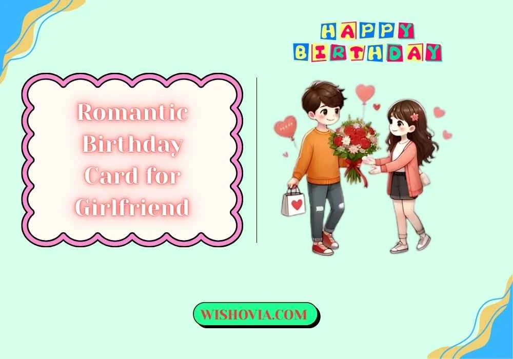 Romantic Birthday Card for Girlfriend