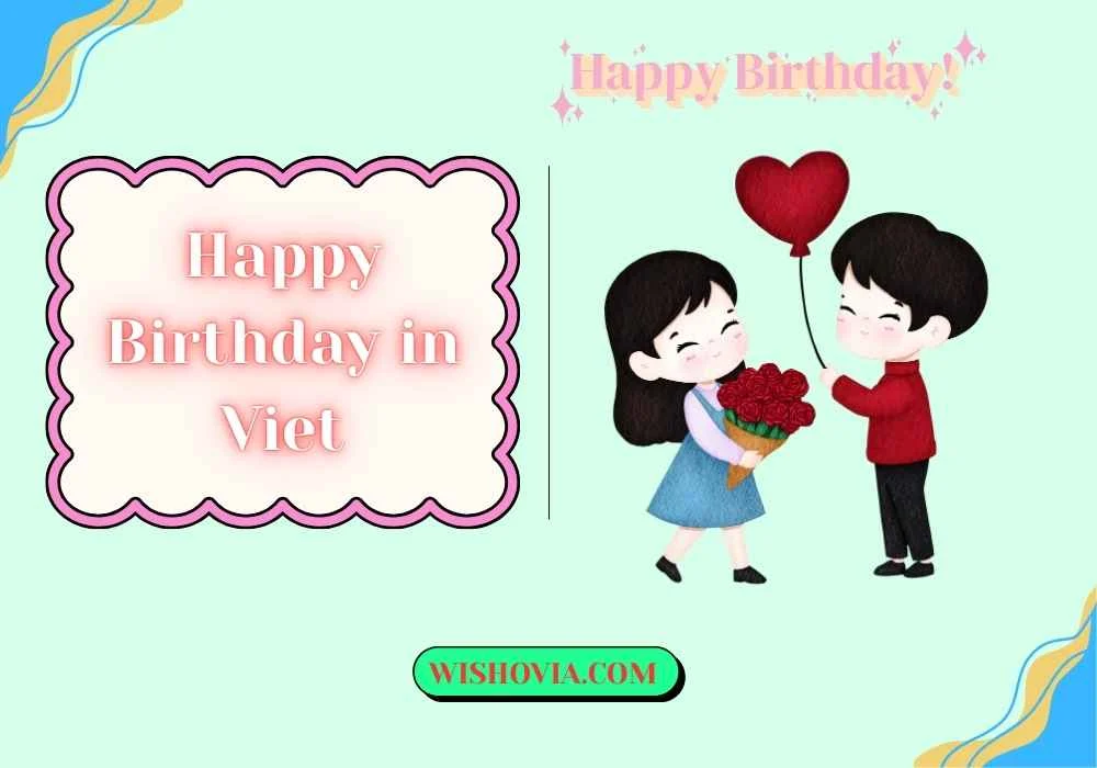 Romantic Happy Birthday in Vietnamese